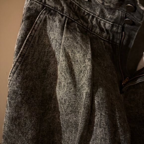 Acid wash high waist paper bag jeans - Picture 6 of 6